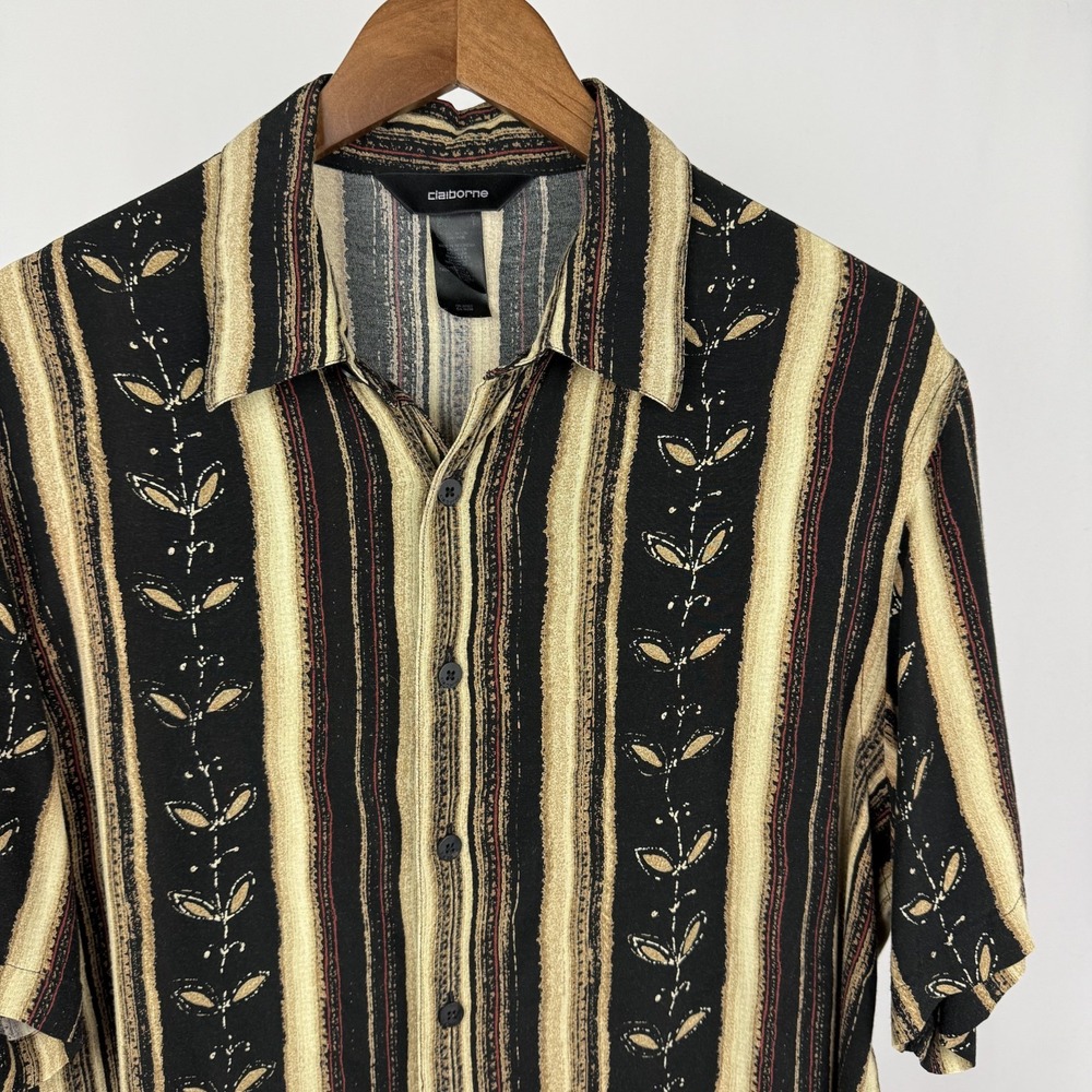 Claiborne Mens Large Short Sleeve‎ Button Down